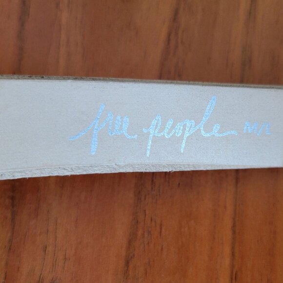 NWT Free People Size M/L Handcrafted Hold Me Up Buff Leather Suspenders main image 9